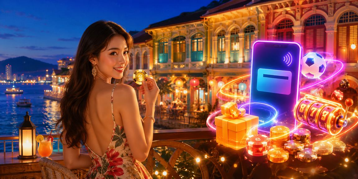 Pengguna wanita di Pulau Pinang mendaftar akaun baru platform dalam talian untuk mendapat bonus selamat datang